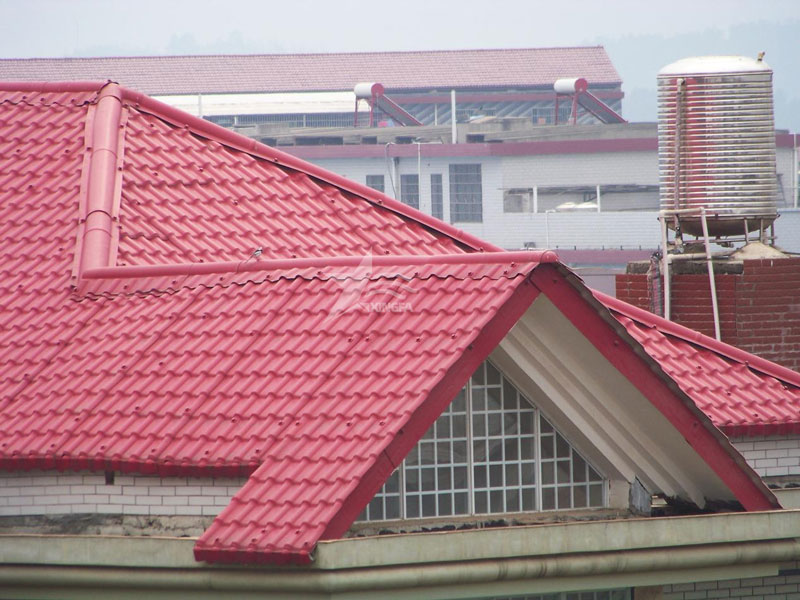 新型屋面建材合成樹(shù)脂瓦，傳統(tǒng)建筑用瓦的傳承替代建筑材料